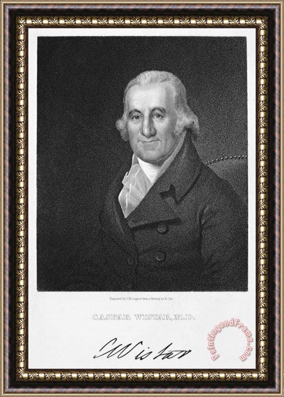 Others Caspar Wistar (1761-1818) Framed Print