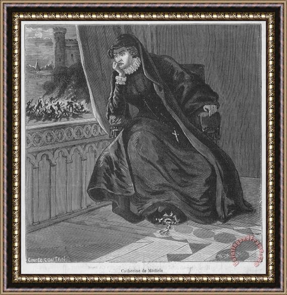 Others Catherine De Medicis Framed Painting