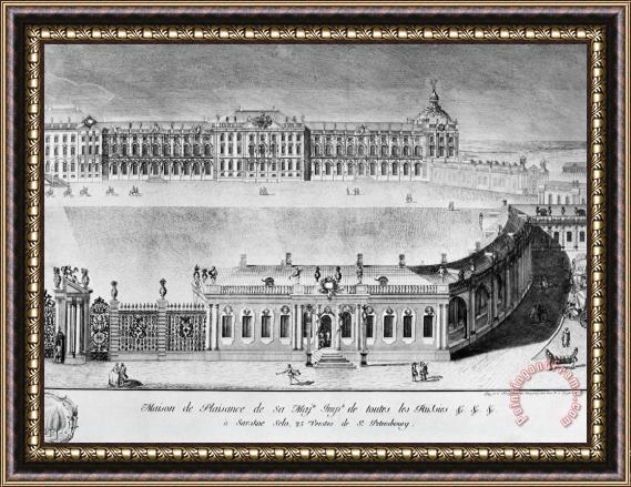 Others Catherine Palace, 1761 Framed Painting