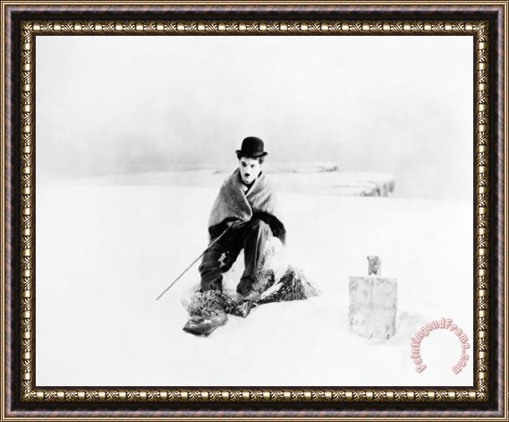 Others Chaplin: Gold Rush, 1925 Framed Painting