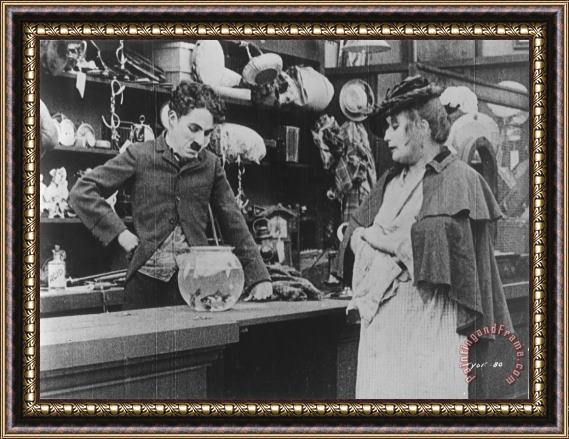 Others Chaplin: The Pawnshop Framed Print