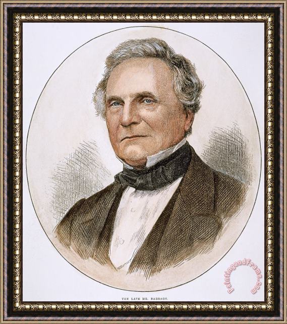 Others Charles Babbage (1792-1871) Framed Painting