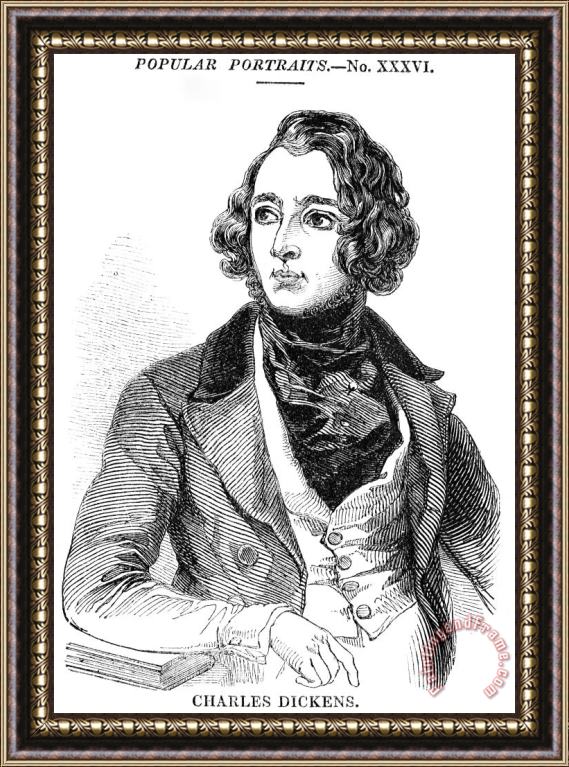 Others Charles Dickens (1812-1870) Framed Painting