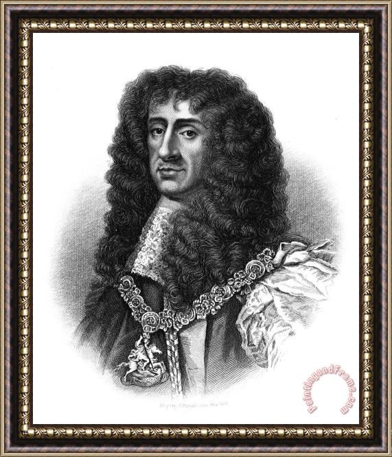 Others Charles II (1630-1685) Framed Print