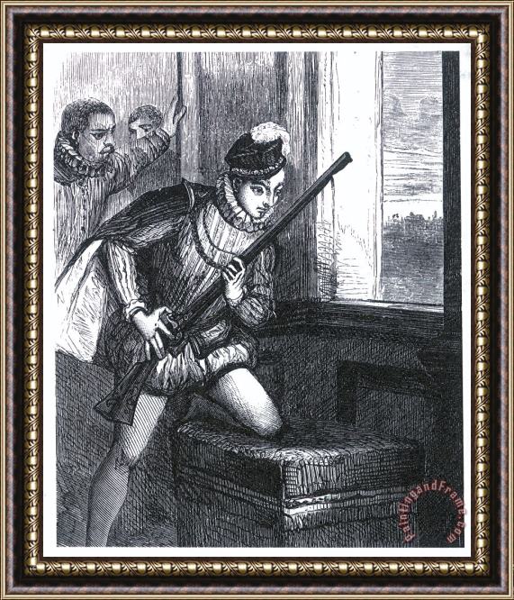 Others Charles Ix Of France Framed Painting