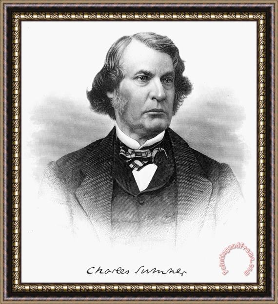 Others Charles Sumner (1811-1874) Framed Print
