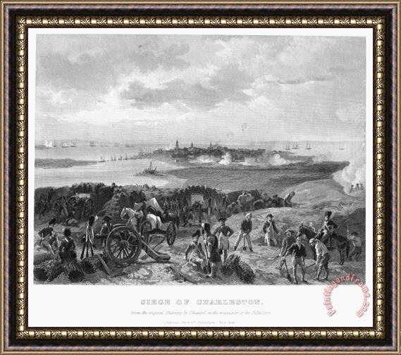 Others Charleston: Siege, 1780 Framed Painting
