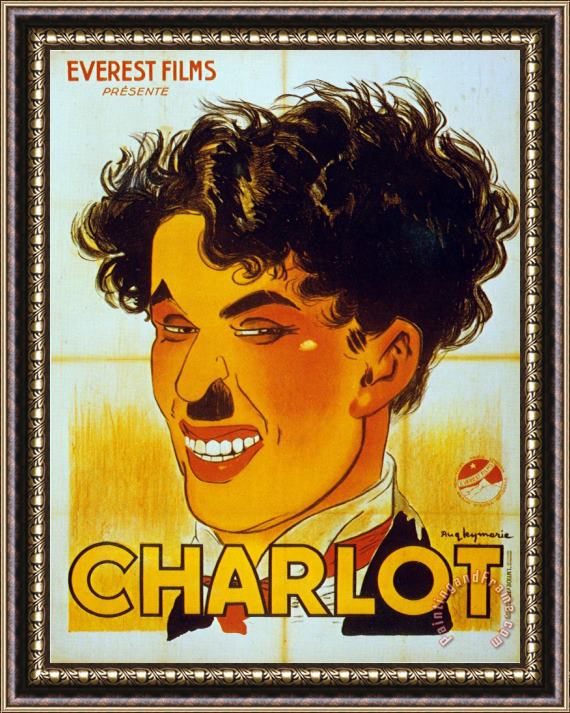 Others Charlie Chaplin Poster Framed Painting