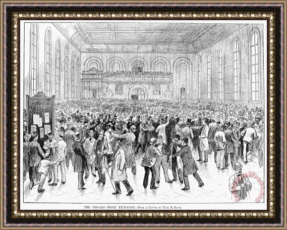 Others Chicago Stock Exchange Framed Print