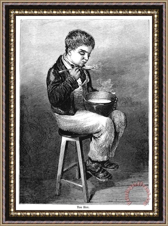 Others Child Eating, 1875 Framed Print