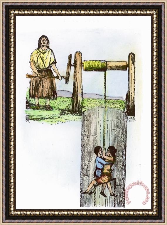 Others Child Labor, 1842 Framed Painting