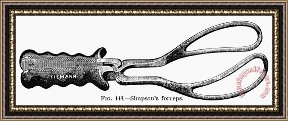 Others CHILDBIRTH: FORCEPS, c1880 Framed Painting