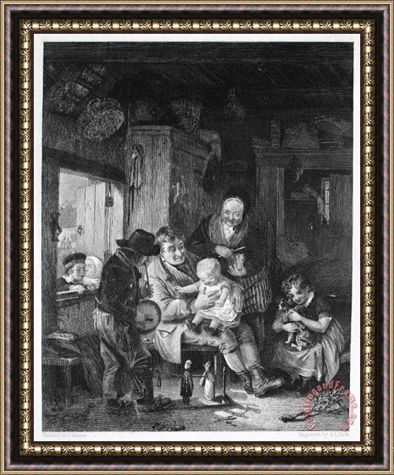 Others Children Playing Framed Print