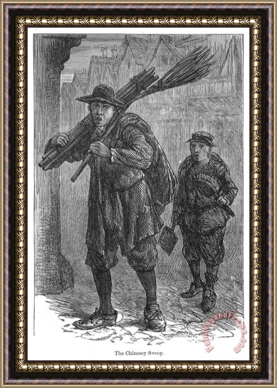 Others Chimney-sweeps Framed Painting