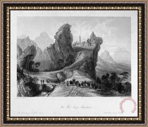 Others China: Mountains, 1843 Framed Painting