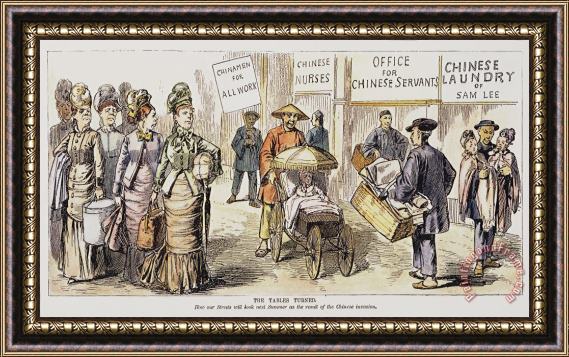 Others Chinese Immigrants, 1880 Framed Print
