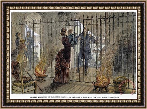 Others Cholera: 1884 Epidemic Framed Painting