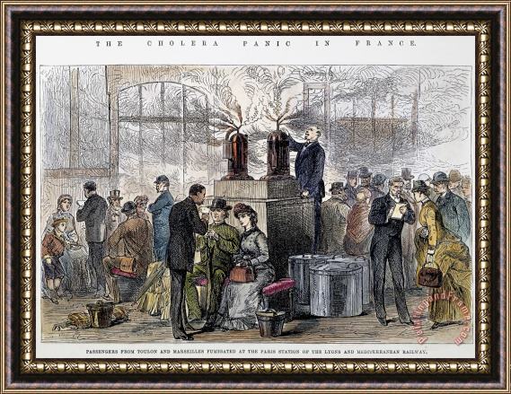 Others Cholera: 1884 Epidemic Framed Print