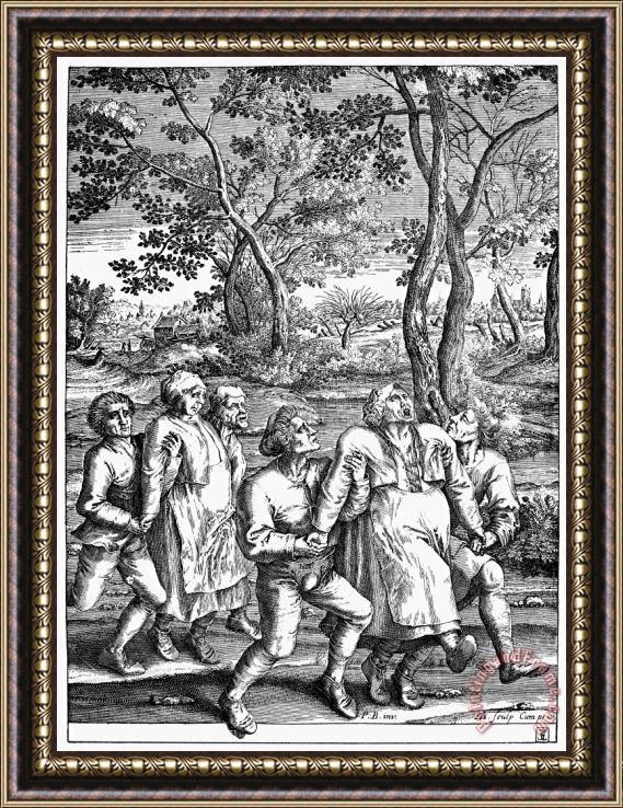 Others Chorea Hysteria, 1642 Framed Print