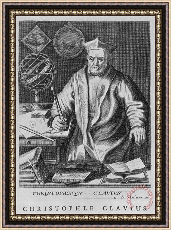 Others Christopher Clavius Framed Print