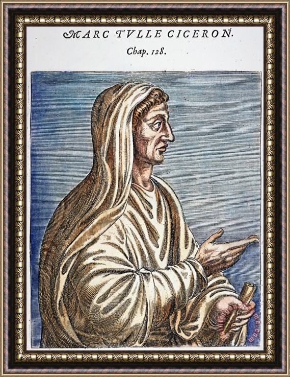 Others Cicero (106-43 B.c.) Framed Print