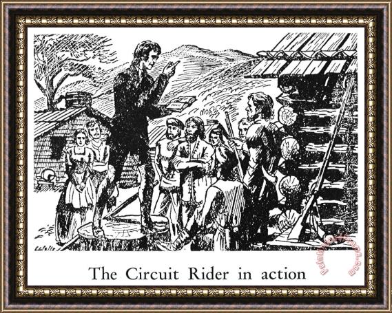Others Circuit Rider Framed Print
