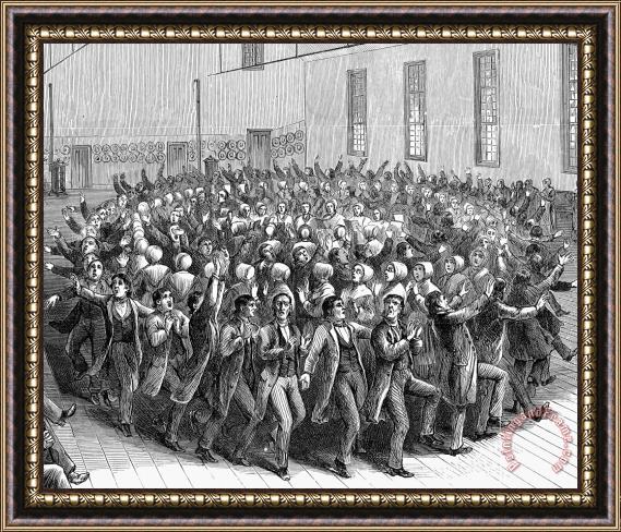 Others Circular Dance Of Shakers Framed Print