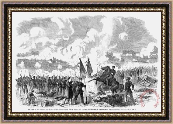 Others Civil War: 7 Days Battles Framed Painting
