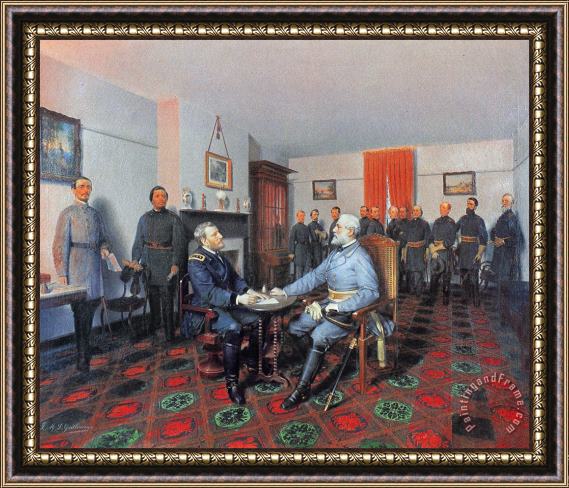 Others Civil War: Appomattox, 1865 Framed Painting