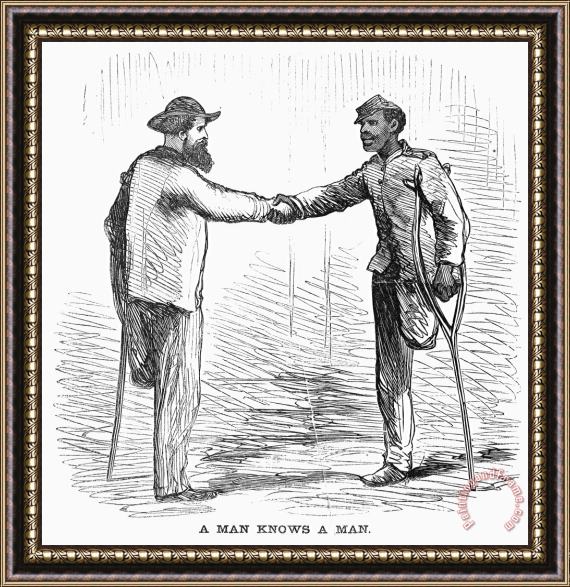 Others Civil War: Black Troops Framed Print