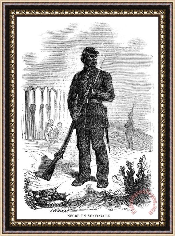 Others Civil War: Black Troops Framed Print