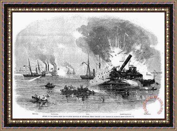 Others Civil War: Blockade, 1863 Framed Print