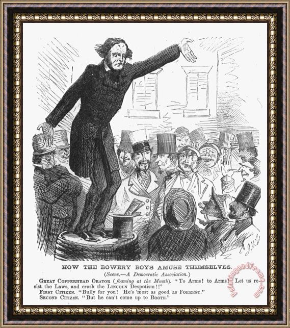 Others Civil War: Copperhead, 1863 Framed Print