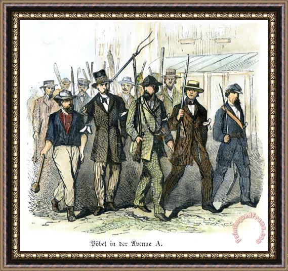 Others Civil War: Draft Riots Framed Print