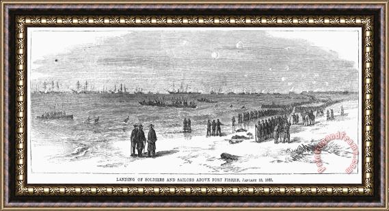 Others Civil War: Fort Fisher Framed Print
