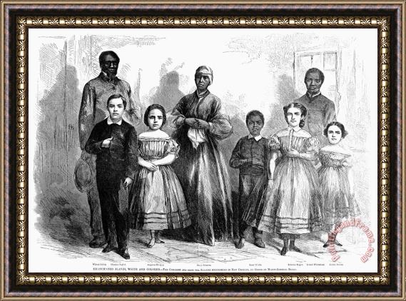 Others Civil War: Freed Slaves Framed Print