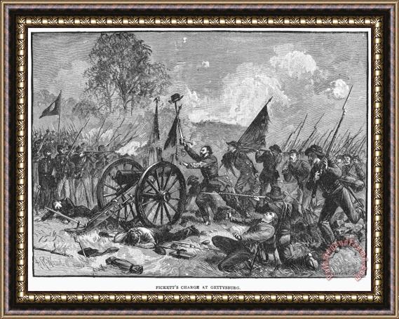 Others Civil War: Gettysburg Framed Painting