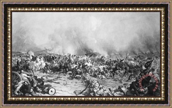 Others Civil War: Gettysburg Framed Painting