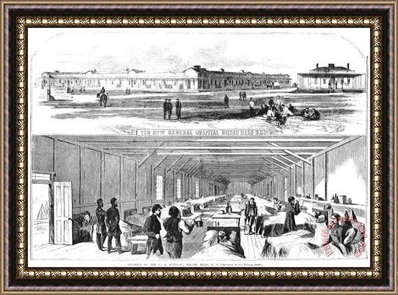 Others Civil War Hospital Framed Print
