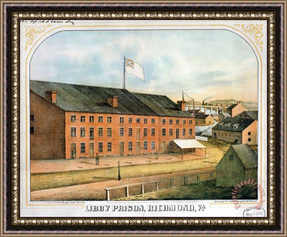 Others Civil War: Libby Prison Framed Painting