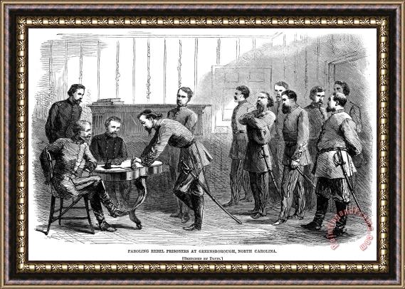 Others Civil War: Parole, 1865 Framed Painting