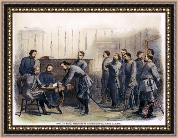 Others Civil War: Parole, 1865 Framed Print