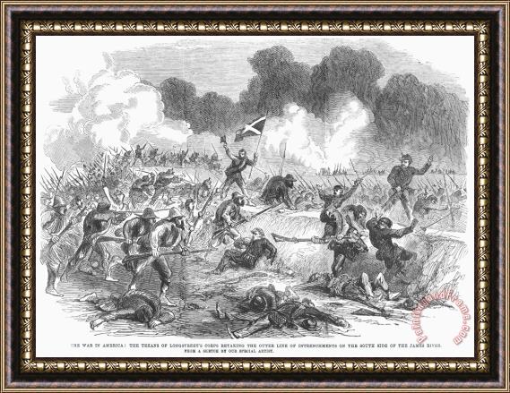 Others Civil War: Petersburg Framed Print