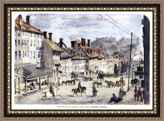 Others Civil War: Richmond, 1862 Framed Painting