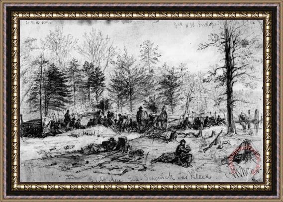 Others Civil War: Spotsylvania Framed Print