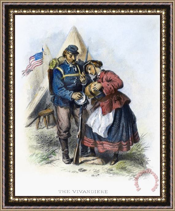 Others Civil War: Union Soldier Framed Painting