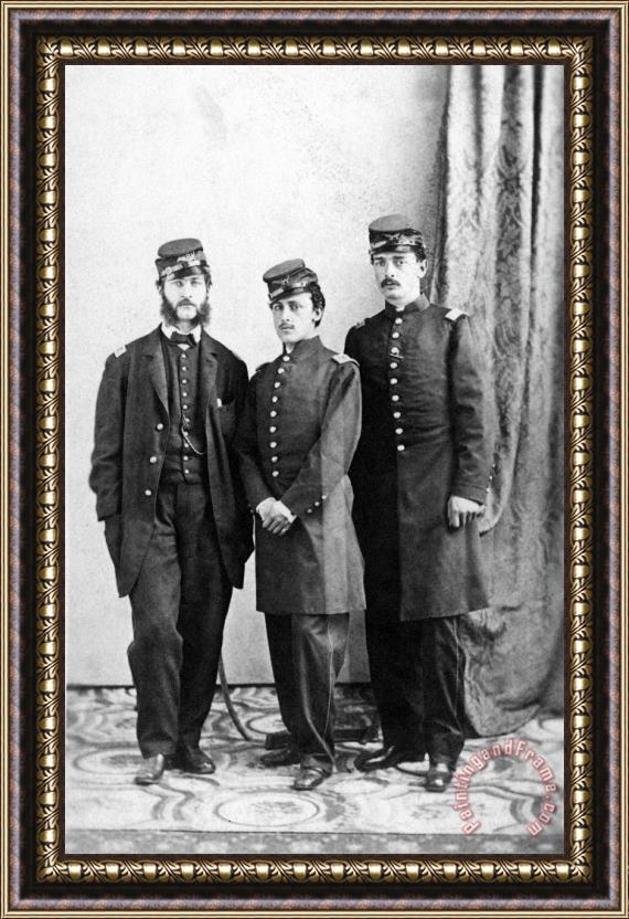 Others Civil War: Union Soldiers Framed Print