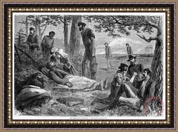 Others Civil War: Wounded Framed Painting