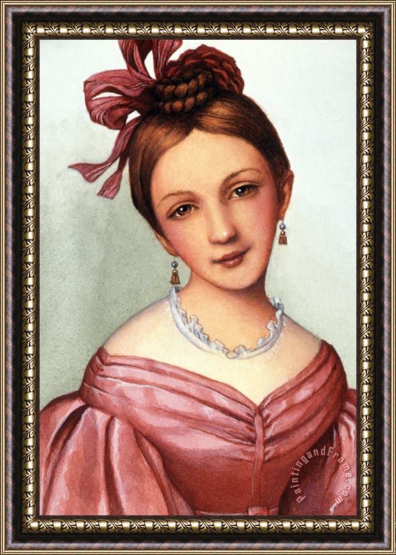 Others Clara Schumann (1819-1896) Framed Painting