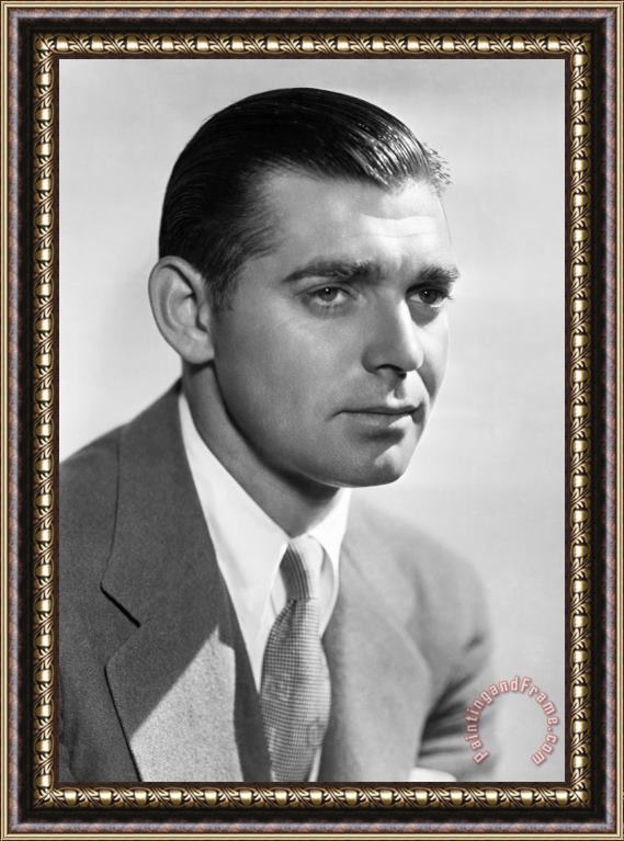 Others Clark Gable (1901-1960) Framed Painting